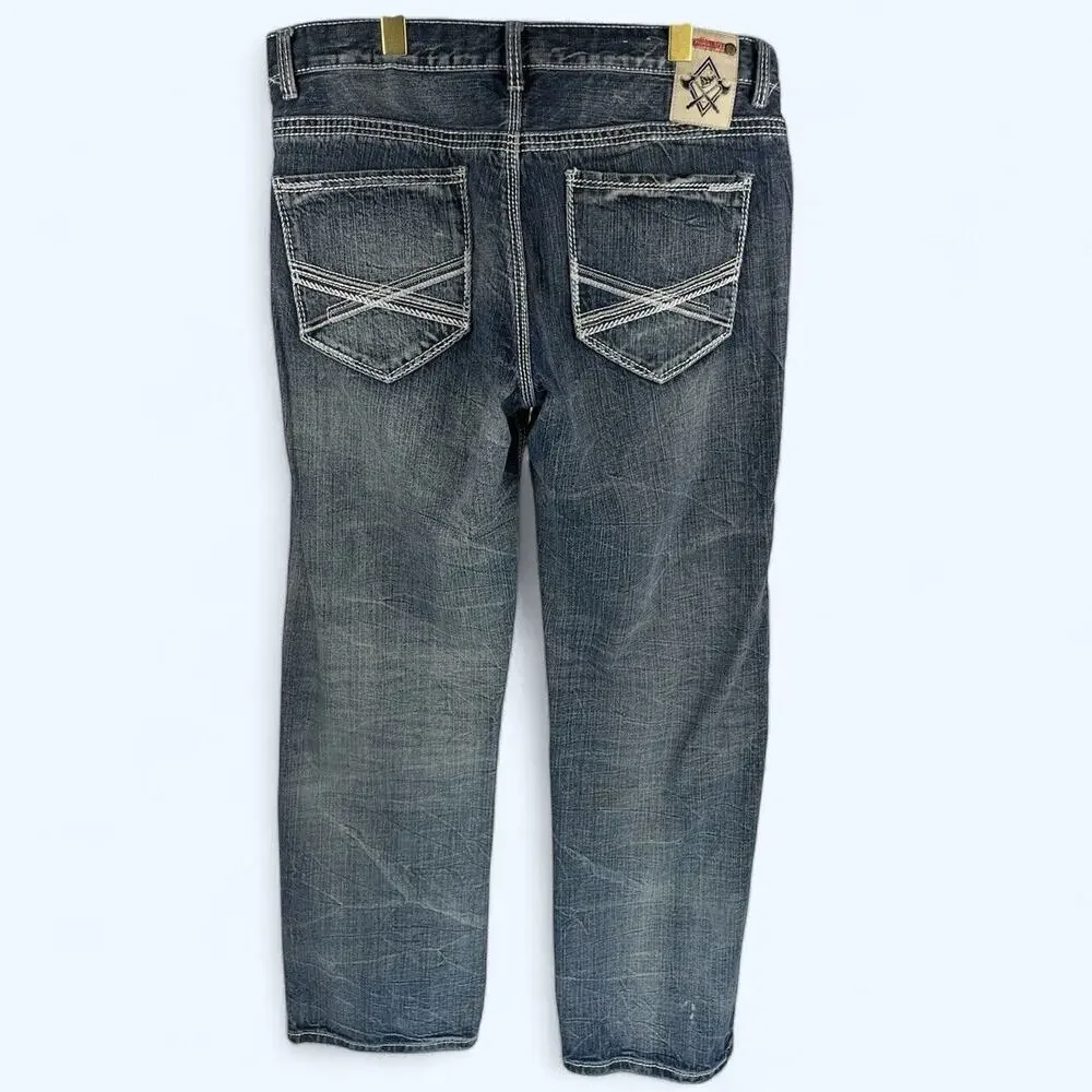 Axe & Crown Handcrafted Outlaw Denim Straight Fit Men's size 34x32
